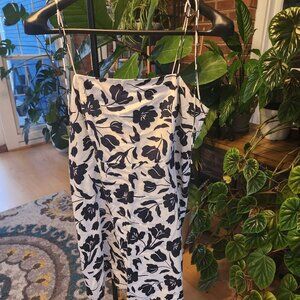 Old Navy Fit & Flare Tie-Strap Linen-Blend Mini Dress